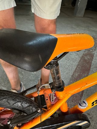 Bicicleta infantil Monty naranja