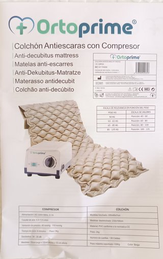 Colchón Antiescaras Ortoprime con Compresor