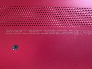 Portátil HP Rojo para Piezas