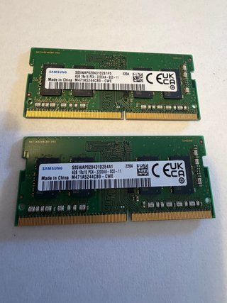 2x Módulos RAM Samsung 4GB DDR4 PC4-3200AA