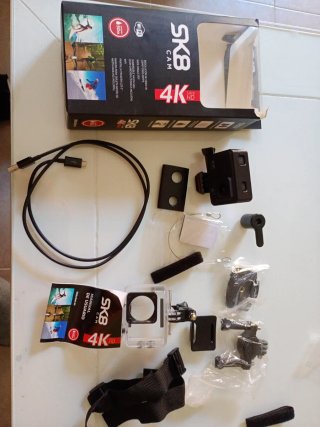 Cámara Acuática SK8 4K WiFi Sumergible