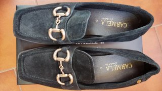 Mocasines Carmela Negros Talla 40