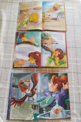 Libros Disney (lote de 3 títulos)