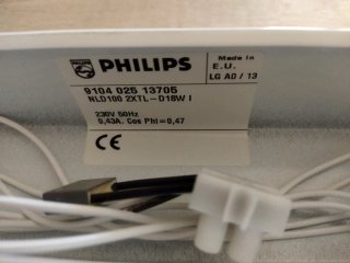 Regleta Philips Blanca 60cm