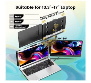 Pantalla Portátil DomyFan S1 Dual Screen