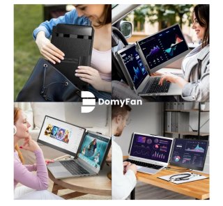 Pantalla Portátil DomyFan S1 Dual Screen