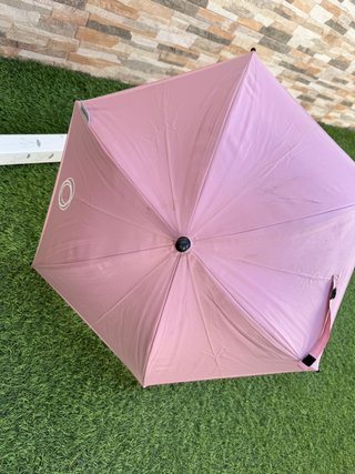 Sombrilla Bugaboo rosa para cochecito