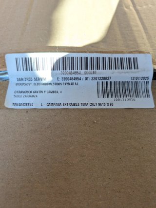Campana extractora Teka CNL 9610