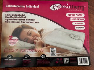 Manta Eléctrica Individual Pekatherm 60W