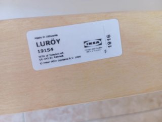 Estructura Cama Ikea Blanca y colchón