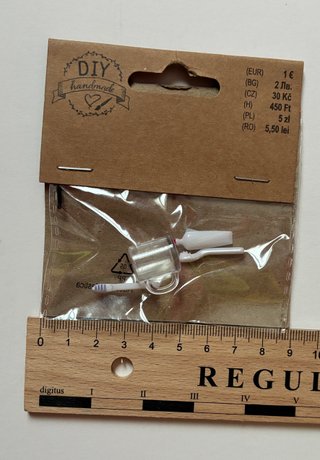 Miniatura spazzolino e dentifricio