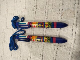 Pareja Bolígrafos FC Barcelona Multicolor