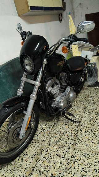 Harley Davidson 883 Low Negra