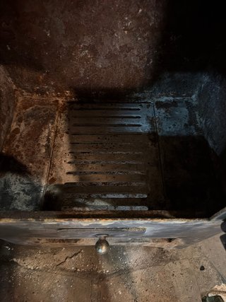 Estufa de leña de hierro fundido