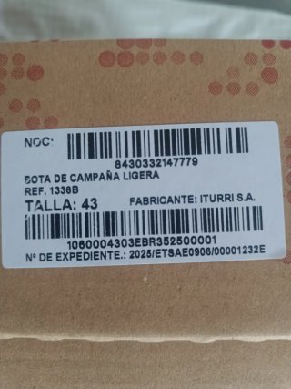 Botas militares Iturri Talla 43 Marrones