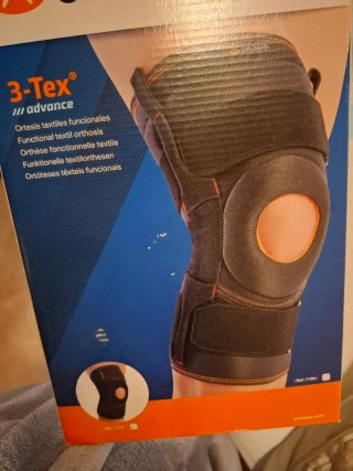 Rodillera Orliman 3-Tex Advance Negra