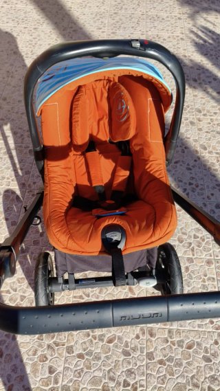 Jané Carrito, Portabebé y Capazo Naranja