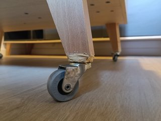 Mesa de centro elevable madera