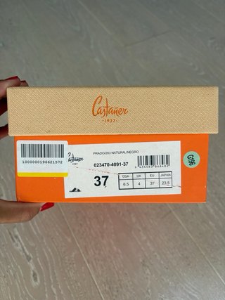 Sandalias Castañer Beige y Negro