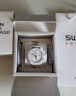 Omega x Swatch Reloj Speedmaster MoonSwatch Blanco