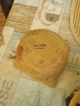 Mortero de madera de olivo