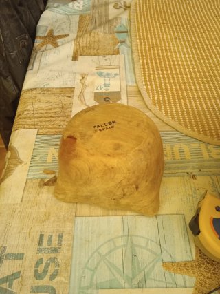 Mortero de madera de olivo