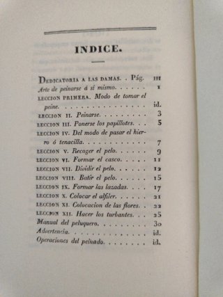 Libro peluquería arte de peinarse las señoras