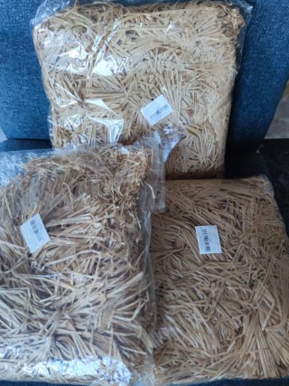 Lote 3 bolsas virutas papel 500g