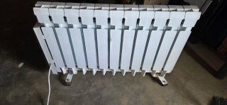 Radiador eléctrico blanco