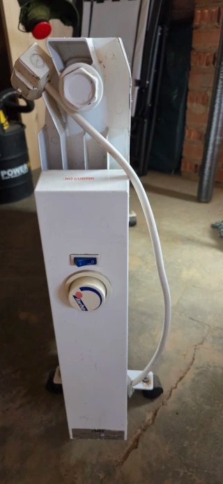 Radiador eléctrico blanco