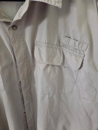 Camicia oversize Safari Utility Vintage Beige