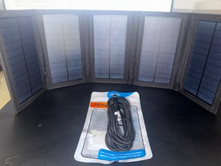 Panel Solar Plegable + Cable nylon digital
