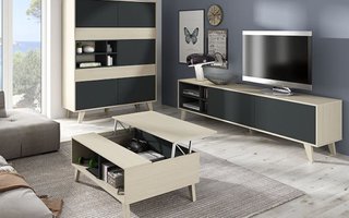 Mueble TV y Mesa Centro Elevable