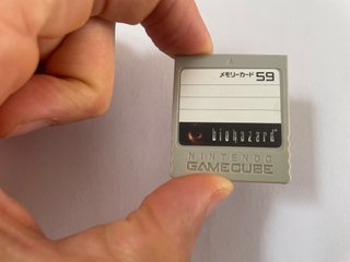 Memory Card originale Nintendo per GameCube, model