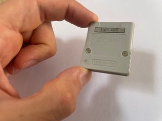 Memory Card originale Nintendo per GameCube, model