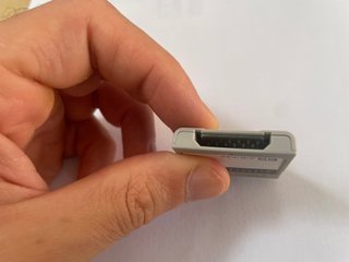 Memory Card originale Nintendo per GameCube, model