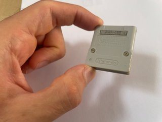 Memory Card originale Nintendo per GameCube, model