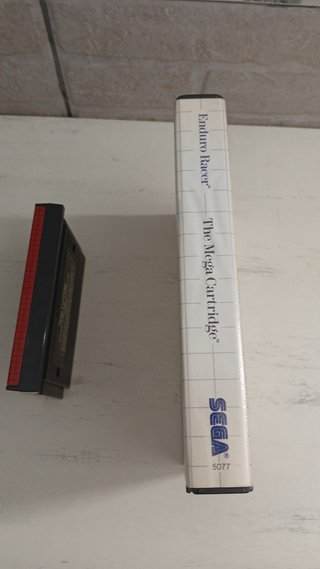Enduro Racer Sega Master System - Caja y Cartucho