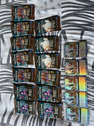 Disney Lorcana TCG - Paquetes de Cartas