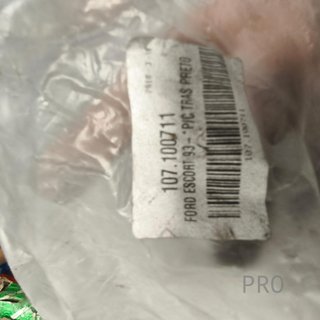 PARAGOLPES TRASERO FORD ESCORT NUEVO 107100711