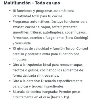Robot Cocina Monsieur Cuisine Smart