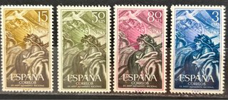Sellos España 1956 Aniv Alzamiento Nacional