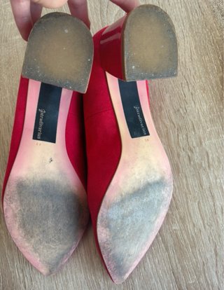 Zapatos Stradivarius rojos