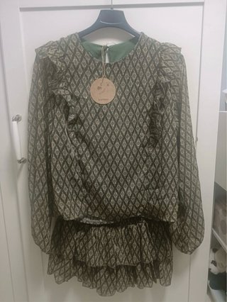 Conjunto falda volantes y blusa Talla XS-S