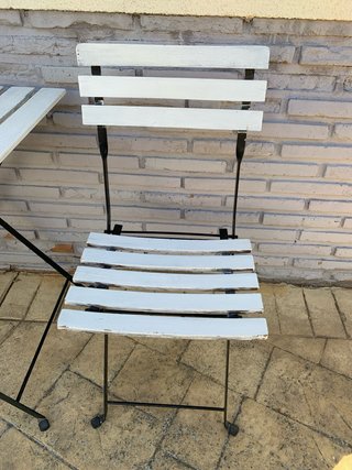 Conjunto mesa y sillas para jardín o terraza