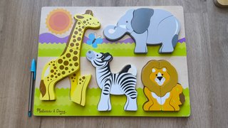 Puzzle Safari Melissa & Doug Piezas Grandes