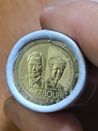 Moneta 2 Euro Lussemburgo 2019