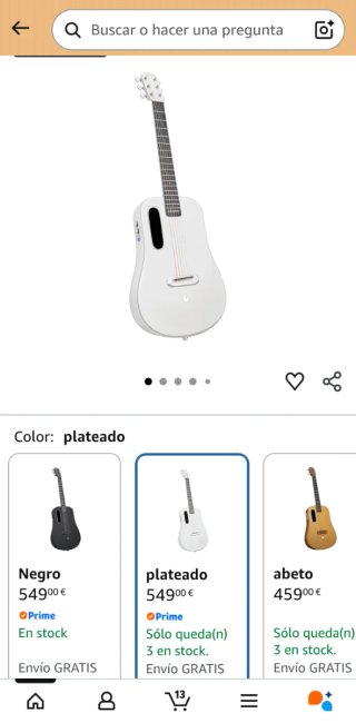 Guitarra Lava Me Air Carbono Electroacústica
