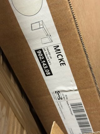 Escritorio MICKE IKEA Blanco SIN ABRIR