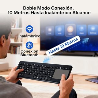 INFINMIND K618 Teclado Bluetooth con Touchpad